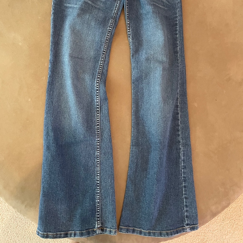 Tease super low rise stretchy flare jeans size 8 AU (us 0-2) - Picture 2 of 7